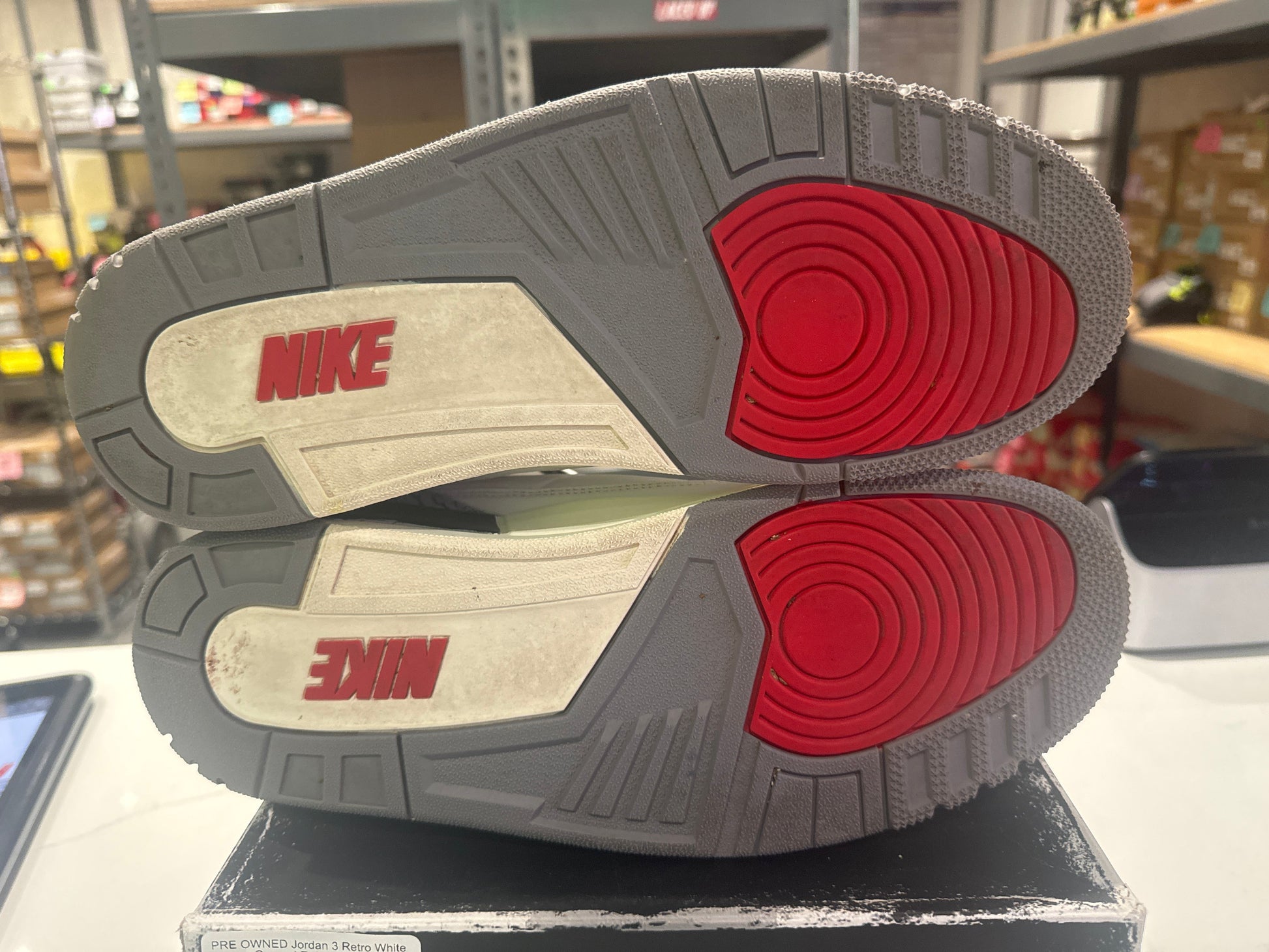 PRE OWNED Jordan 3 Retro White Cement Reimagined