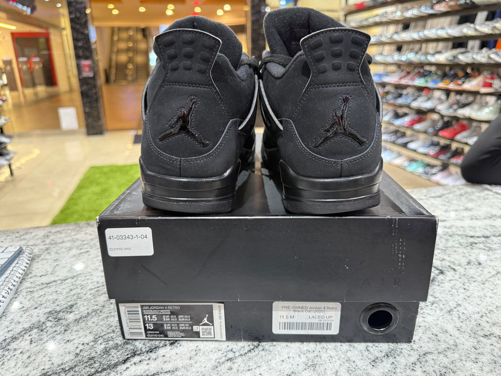 PRE OWNED Jordan 4 Retro Black Cat (2020)