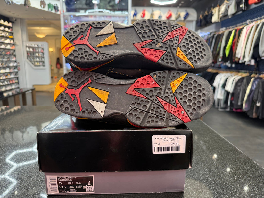 PRE OWNED Jordan 7 Retro Citrus (2022)