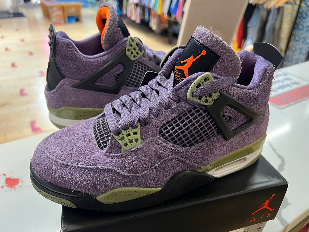 PRE OWNED Jordan 4 Retro Canyon Purple (Women's)