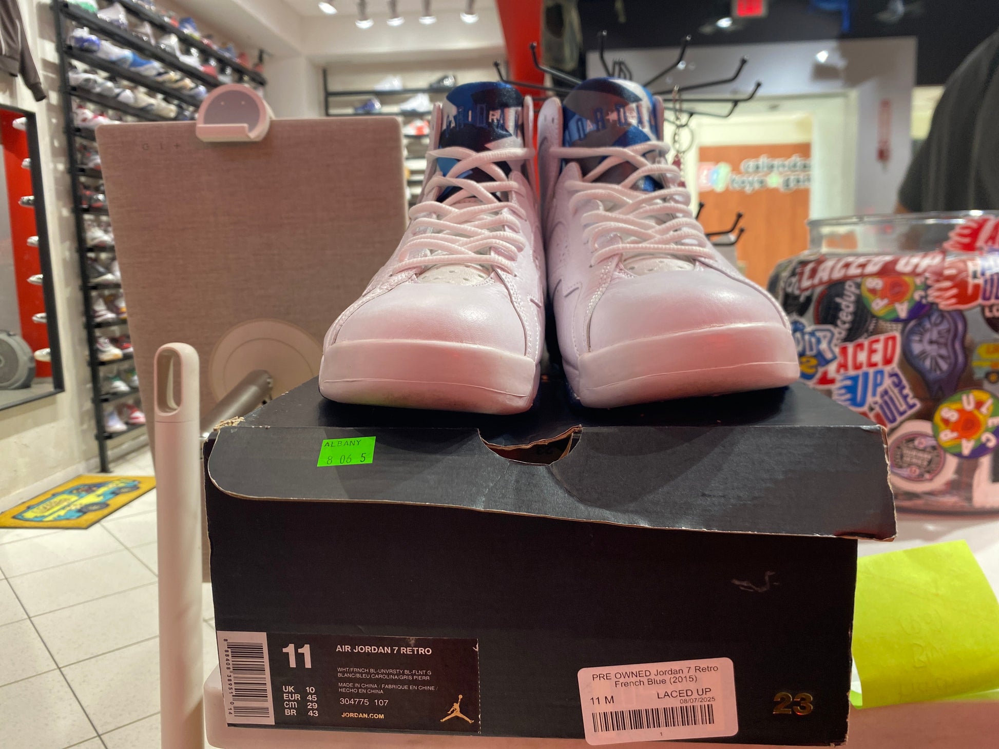 PRE OWNED Jordan 7 Retro French Blue (2015)