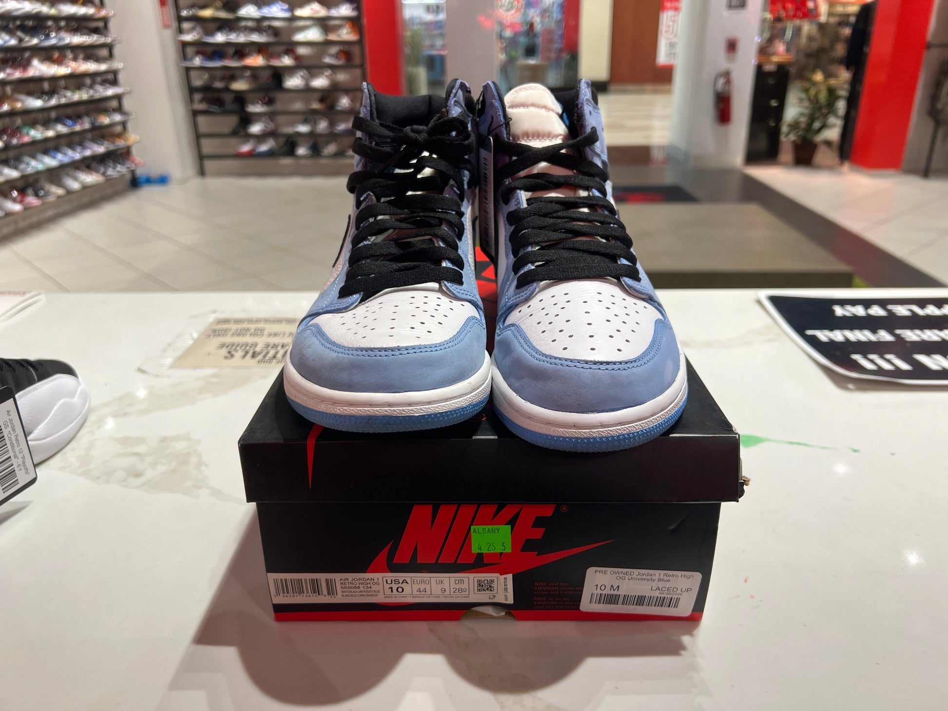 PRE OWNED Jordan 1 Retro High OG University Blue