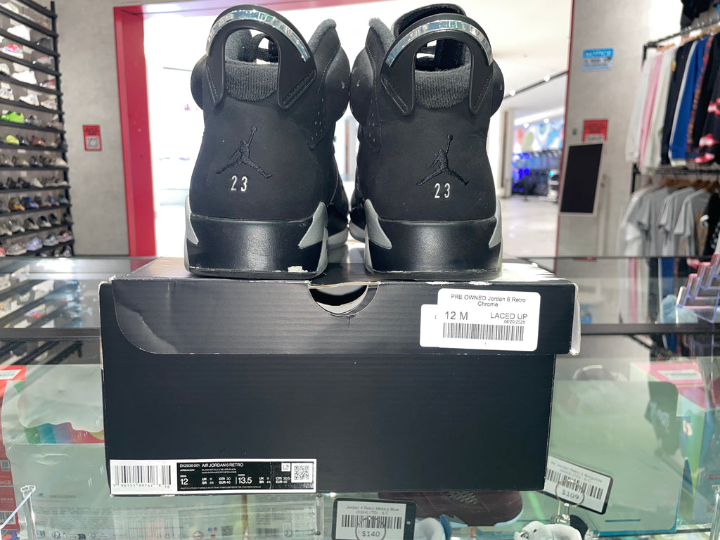 PRE OWNED Jordan 6 Retro Chrome