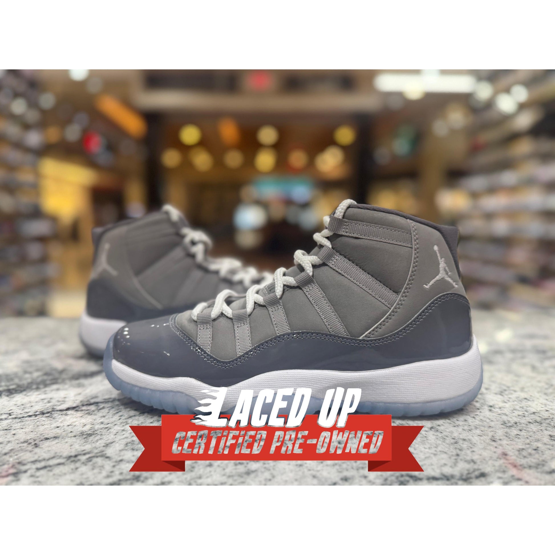 PRE OWNED Jordan 11 Retro Cool Grey (2021) (GS)