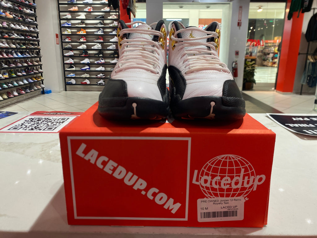 PRE OWNED Jordan 12 Retro Royalty Taxi