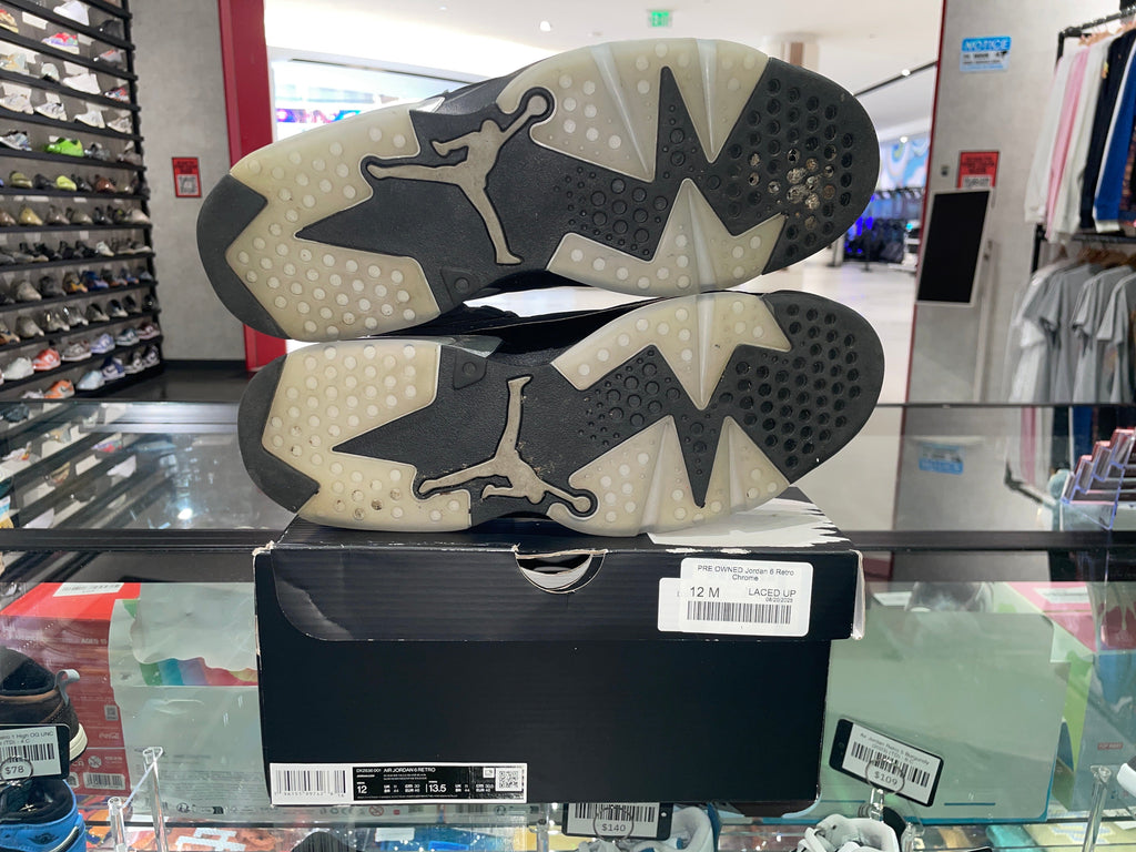 PRE OWNED Jordan 6 Retro Chrome