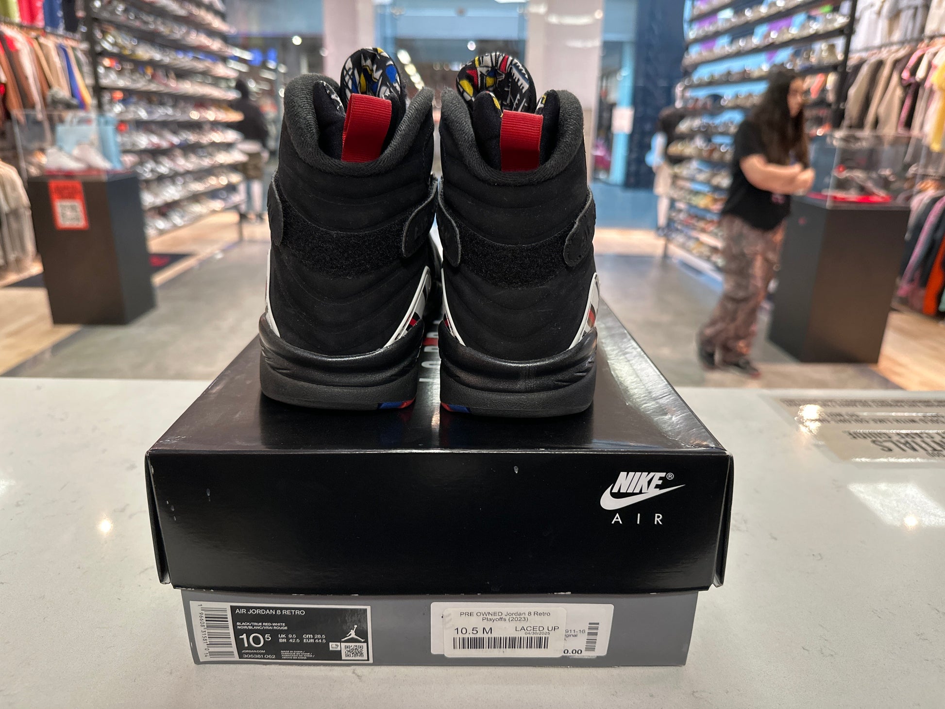 PRE OWNED Jordan 8 Retro Playoffs (2023)