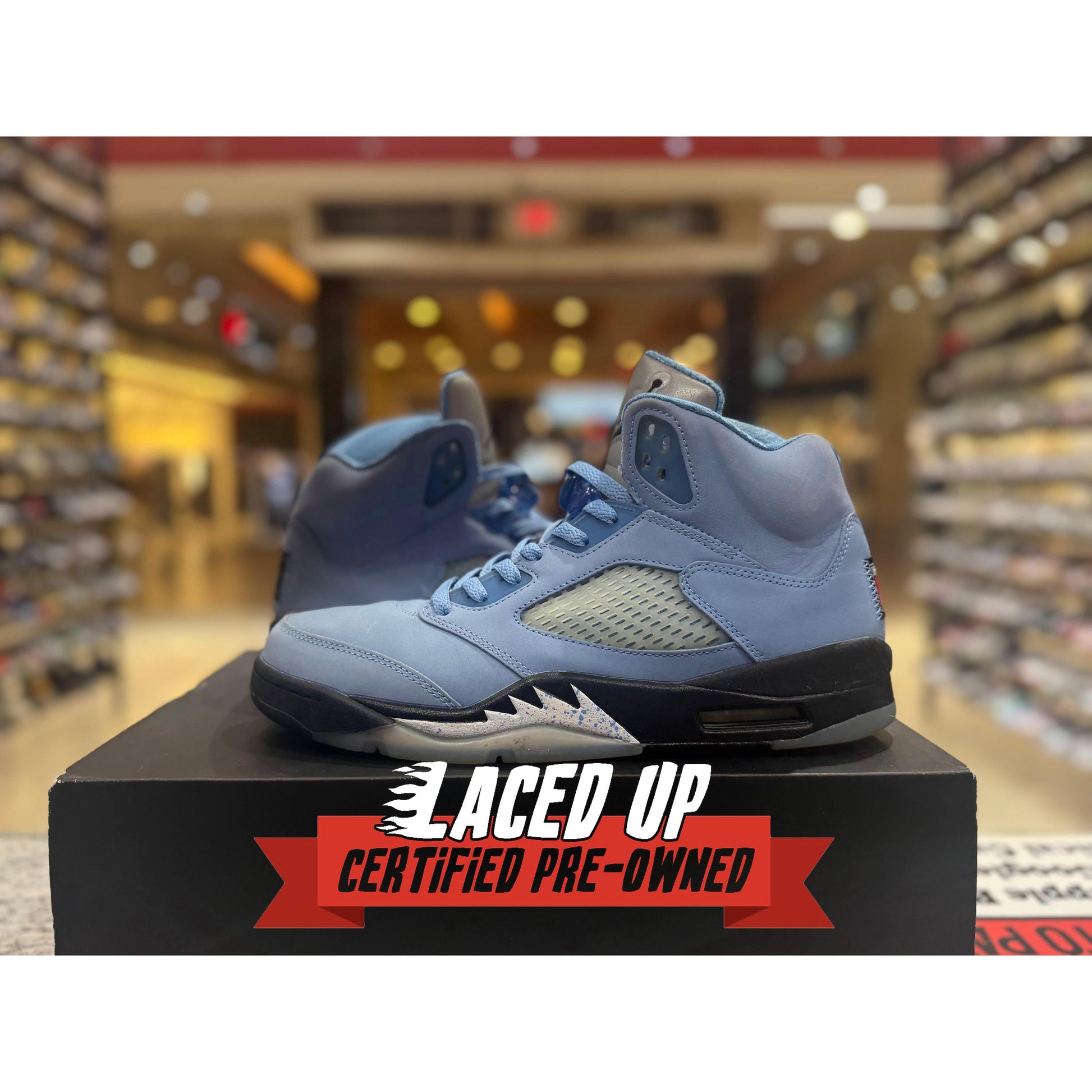 PRE OWNED Air Jordan Retro 5 “UNC”