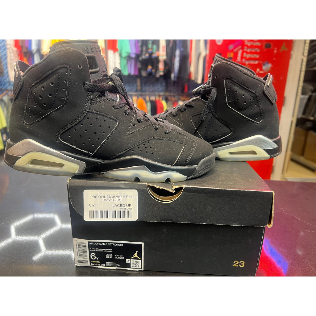 PRE OWNED Jordan 6 Retro Chrome (GS)
