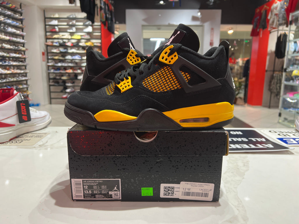 PRE OWNED Jordan 4 Retro Thunder (2023)