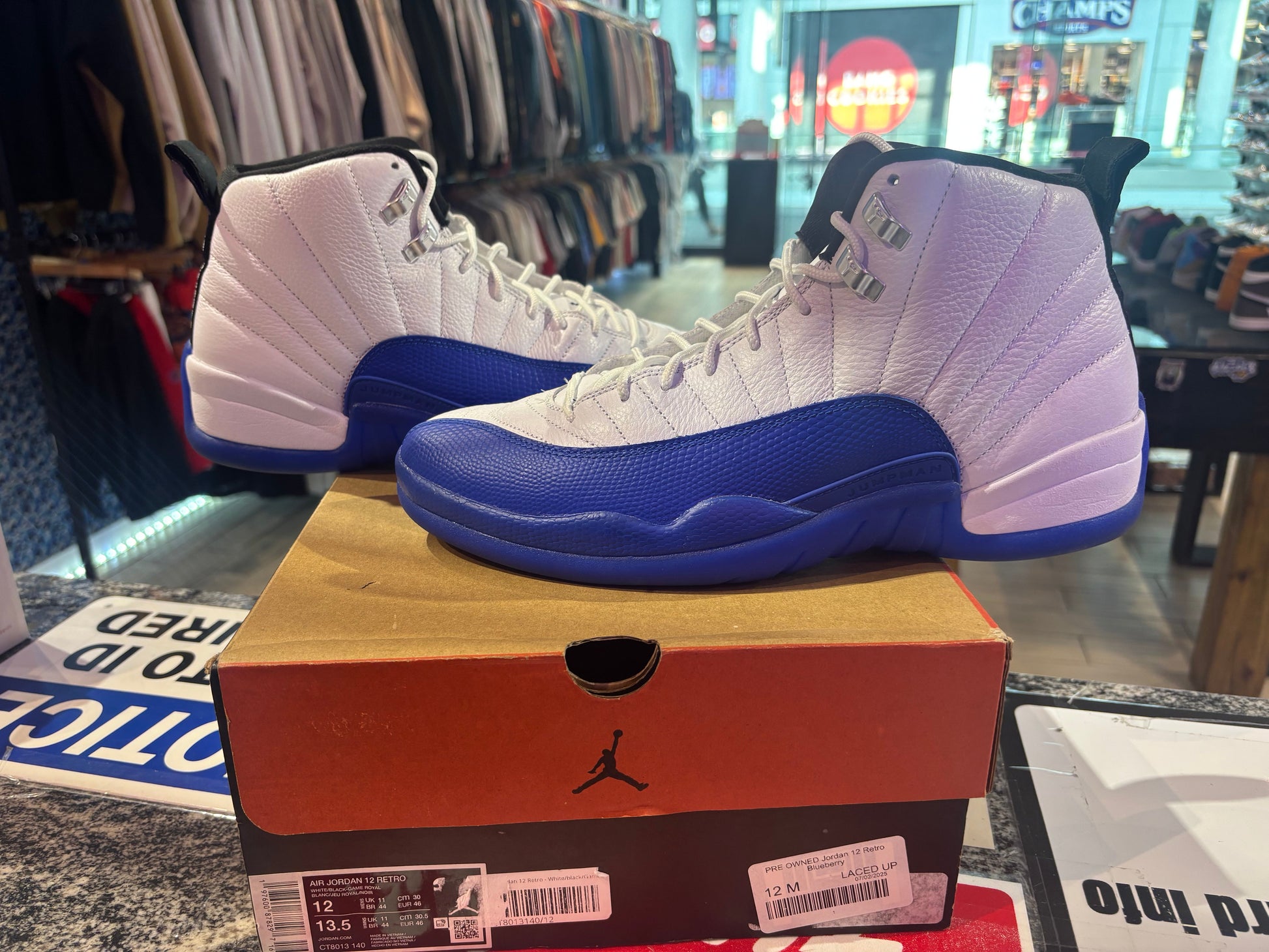PRE OWNED Jordan 12 Retro Blueberry