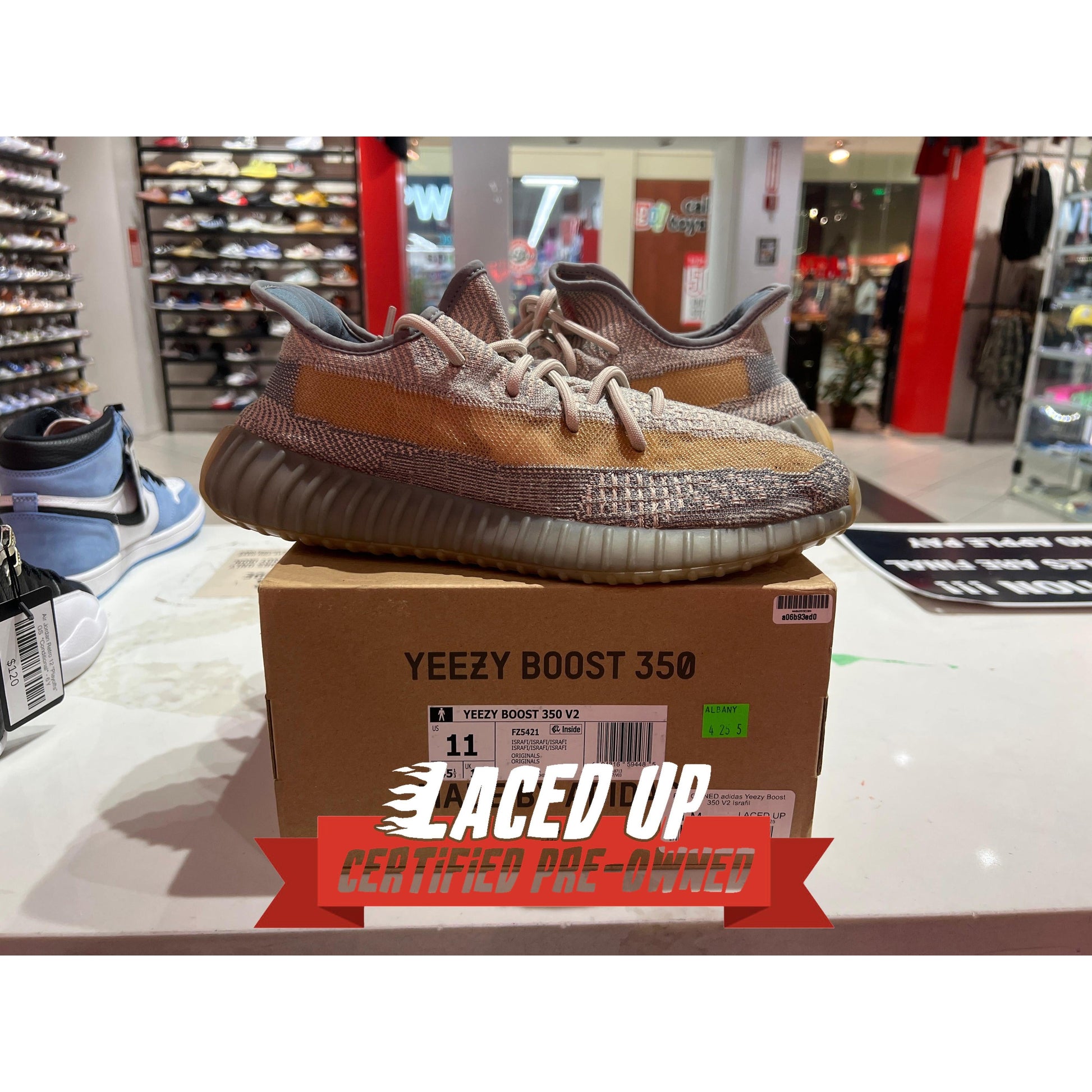 PRE OWNED adidas Yeezy Boost 350 V2 Israfil