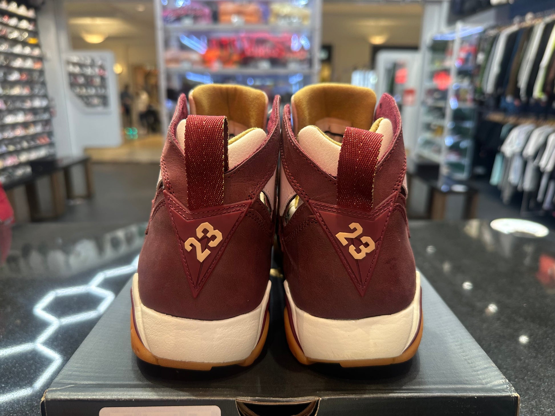 PRE OWNED Air Jordan Retro 7 Championship Pack Cigar