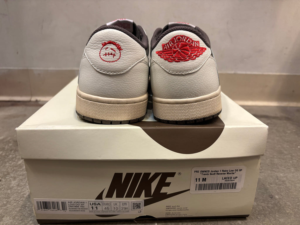 PRE OWNED Jordan 1 Retro Low OG SP "Travis Scott Reverse Mocha"