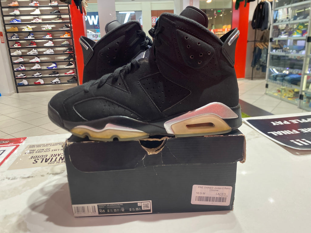 PRE OWNED Jordan 6 Retro Chrome