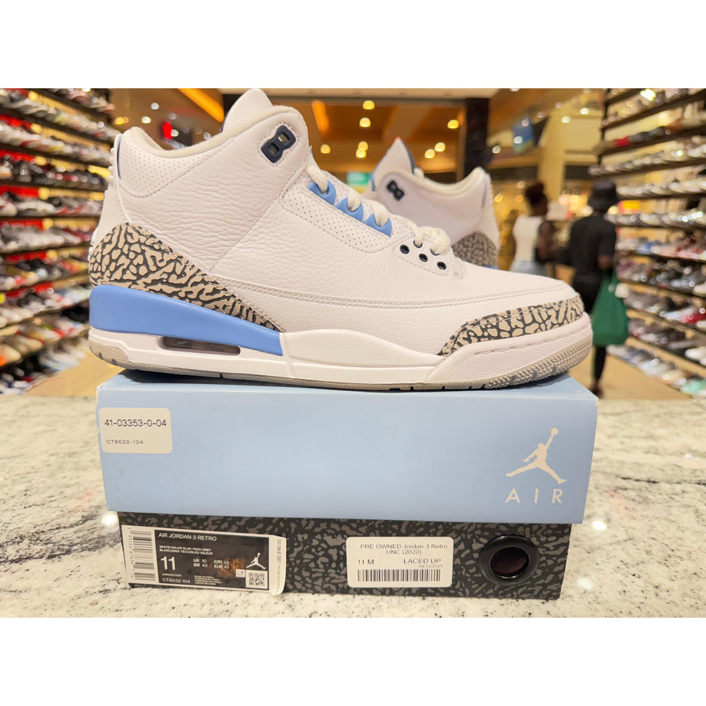 PRE OWNED Jordan 3 Retro UNC (2020)