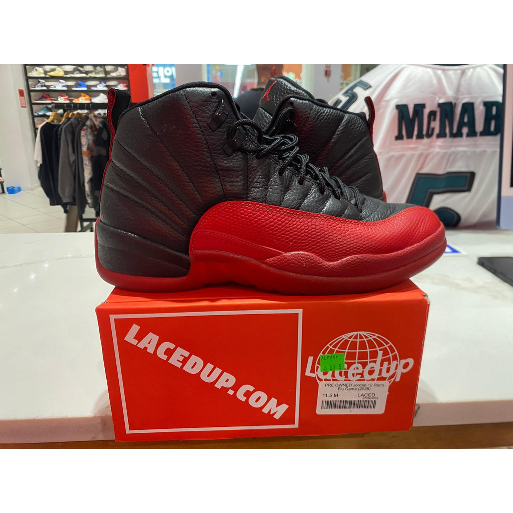 PRE OWNED Jordan 12 Retro Flu Game (2025)