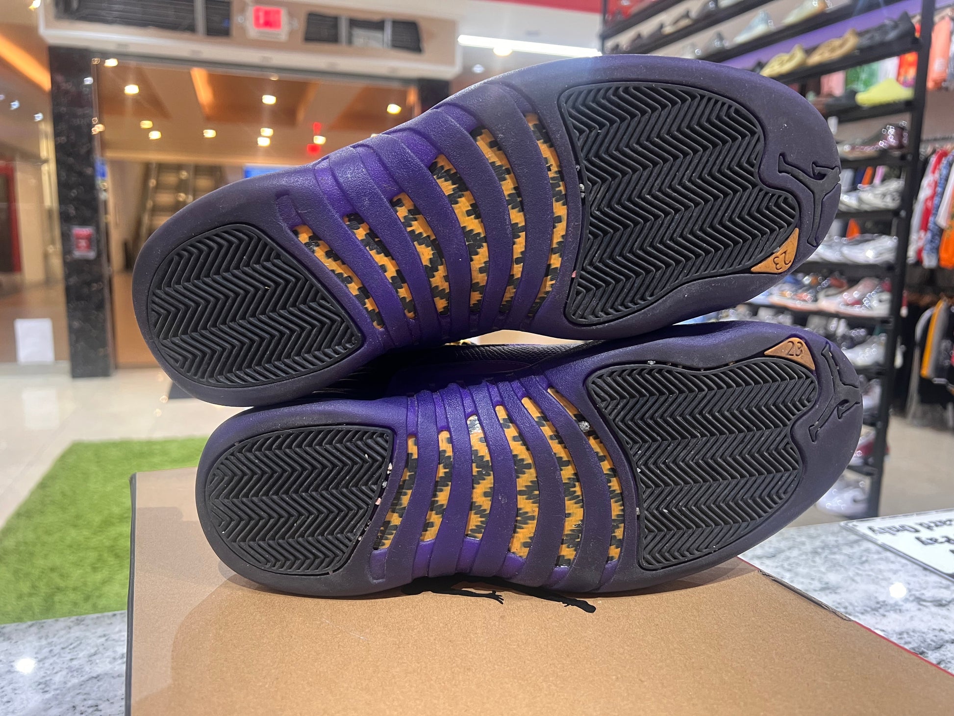 PRE OWNED Jordan 12 Retro Field Purple