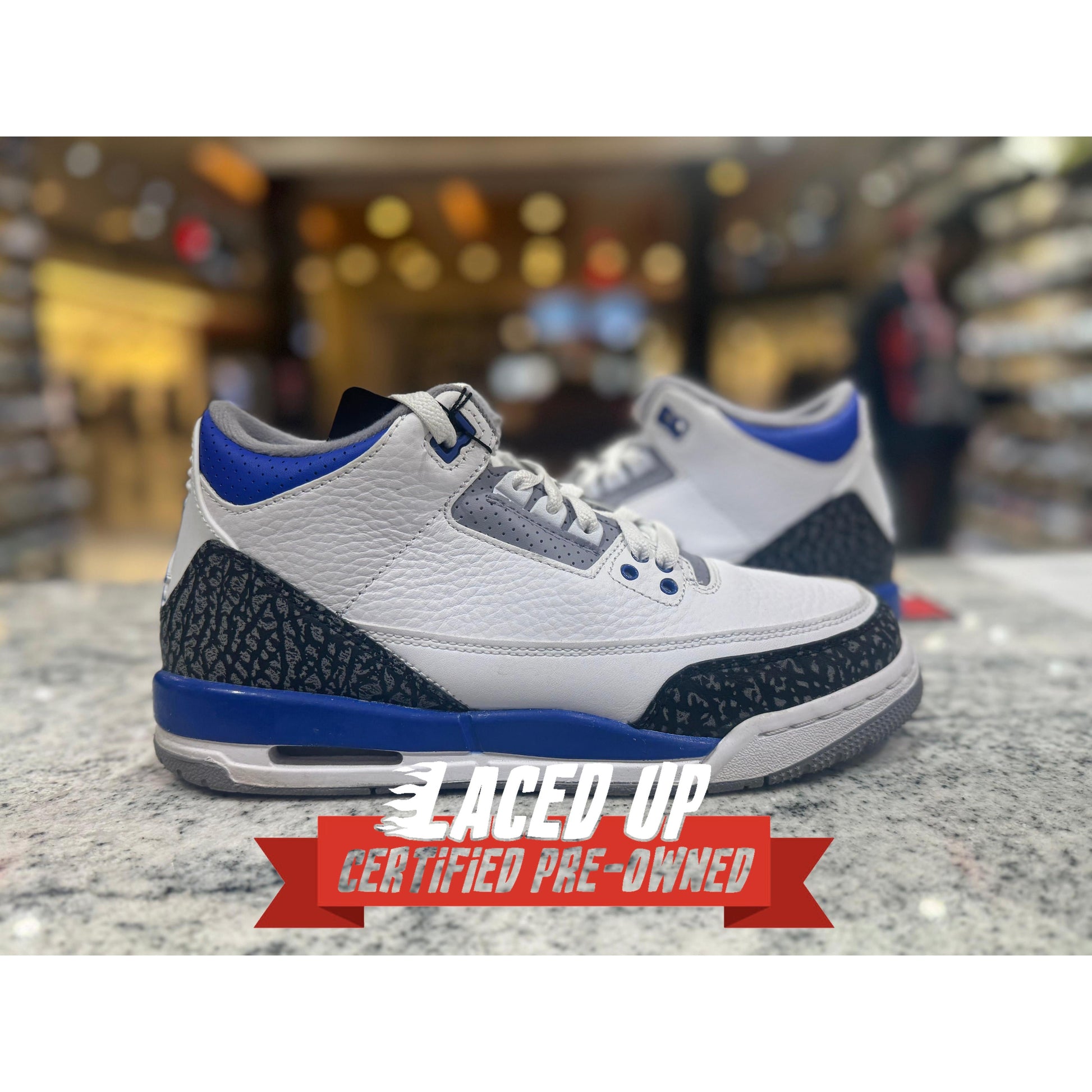 PRE OWNED Air Jordan Retro 3 “Racer Blue” (GS)