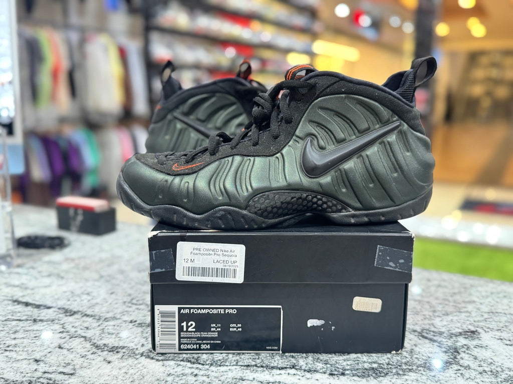PRE OWNED Nike Air Foamposite Pro Sequoia