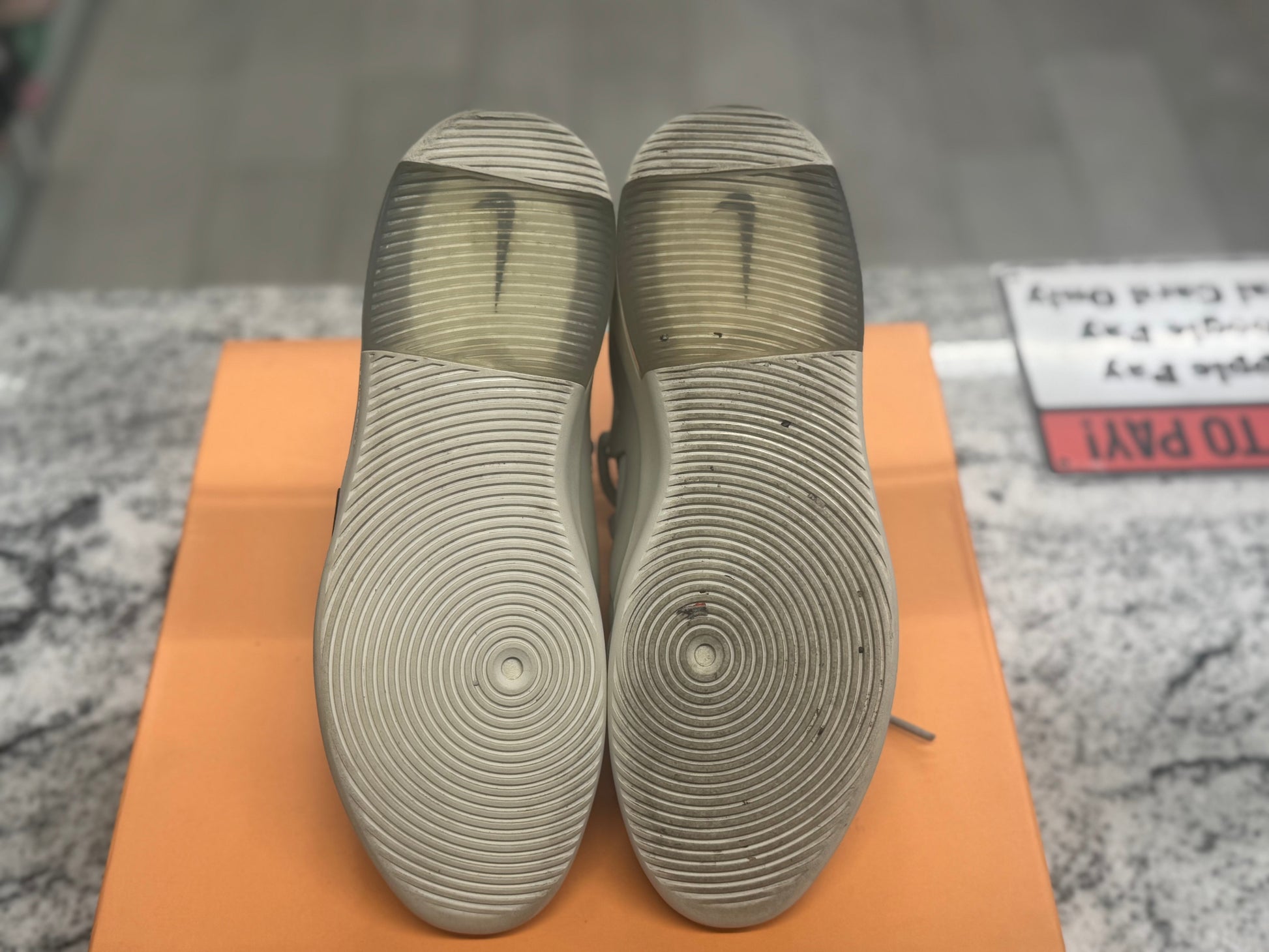 PRE OWNED Air Fear Of God 1 "Light Bone"