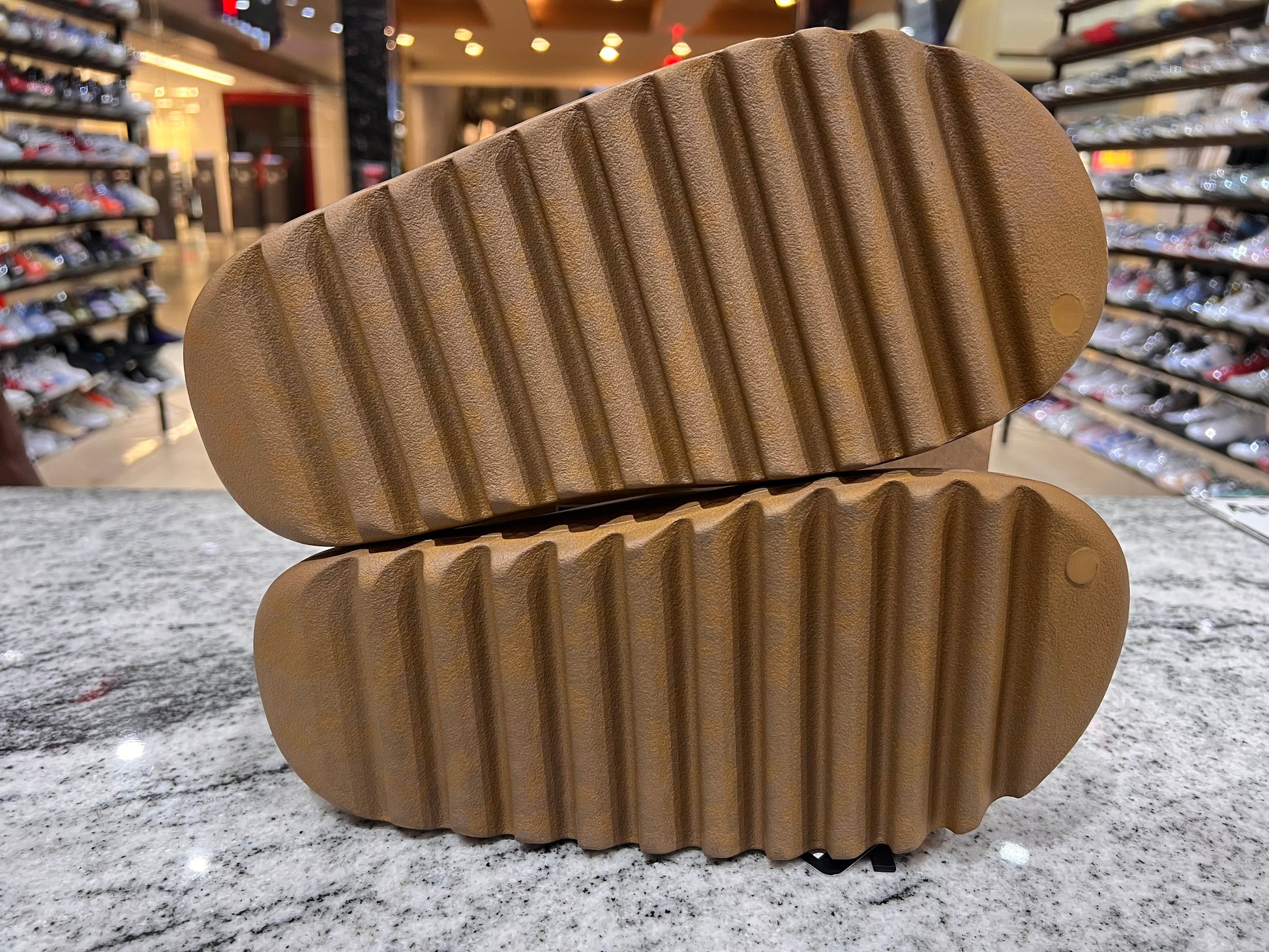 PRE OWNED adidas Yeezy Slide Ochre