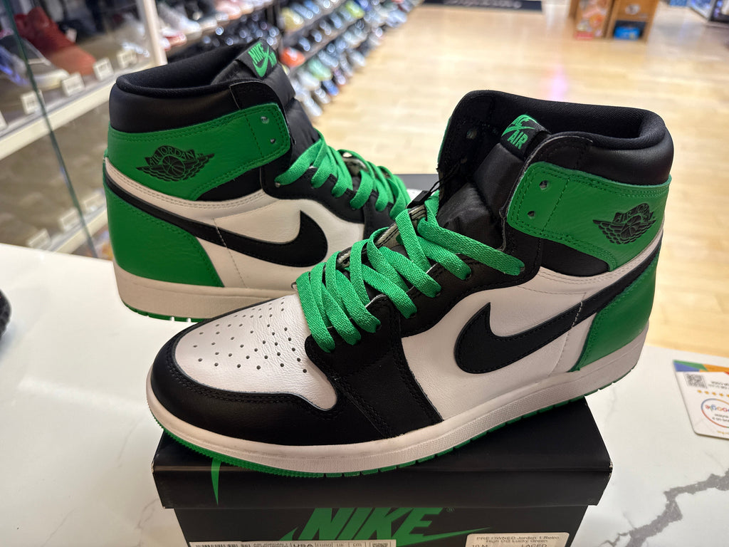 PRE OWNED Jordan 1 Retro High OG Lucky Green