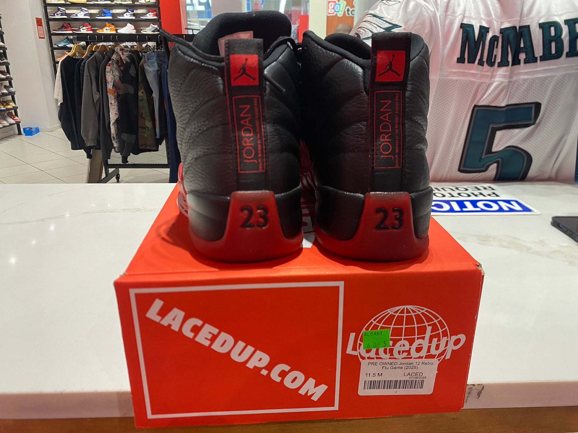 PRE OWNED Jordan 12 Retro Flu Game (2025)