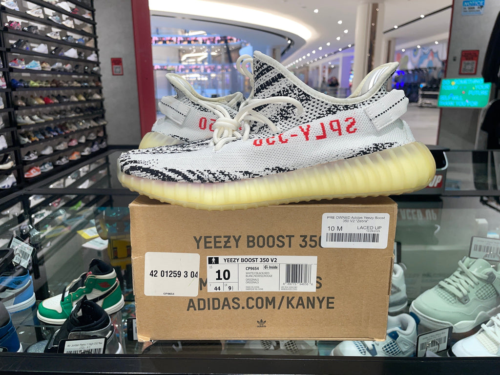 PRE OWNED Adidas Yeezy Boost 350 V2 "Zebra"