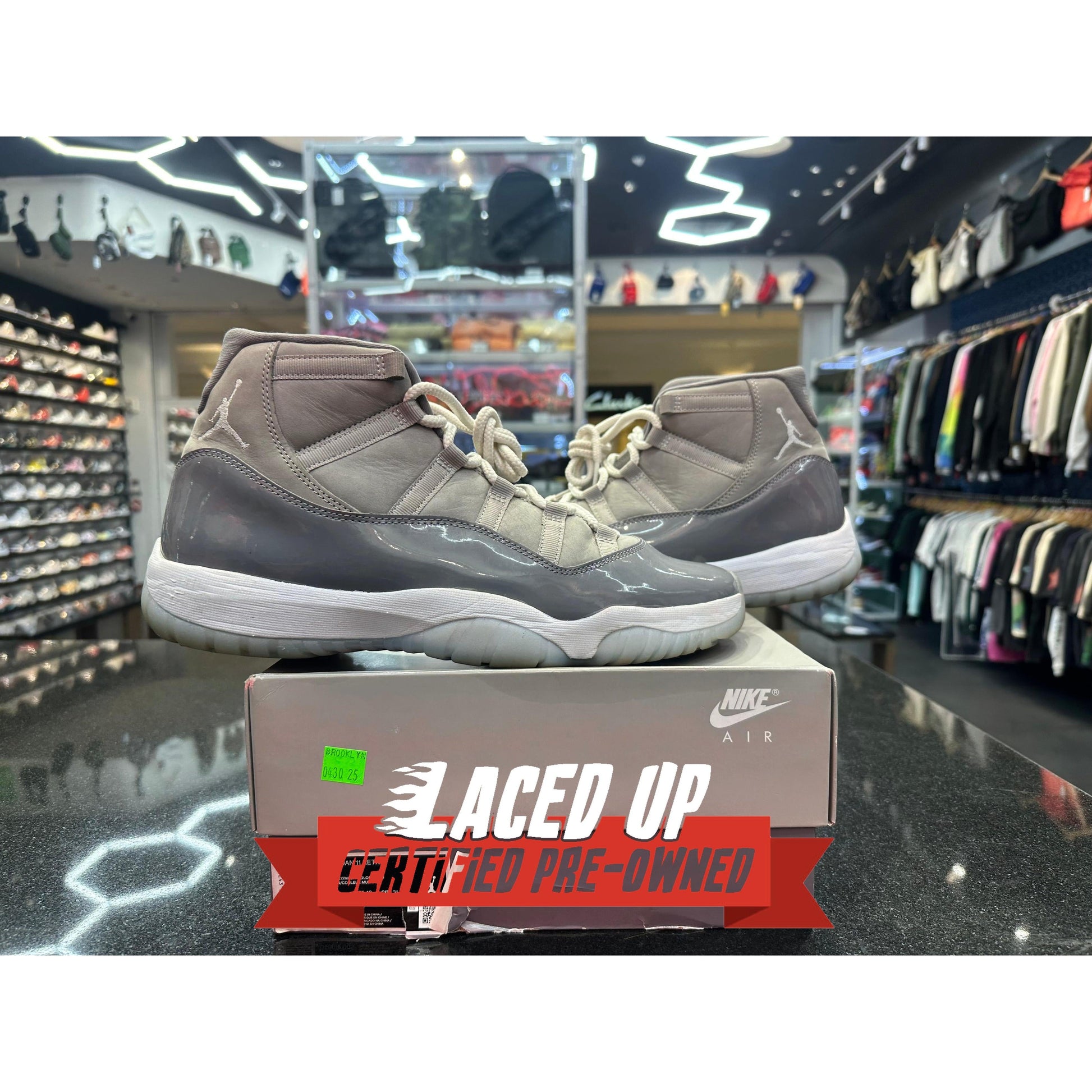 PRE OWNED Jordan 11 Retro Cool Grey (2021)
