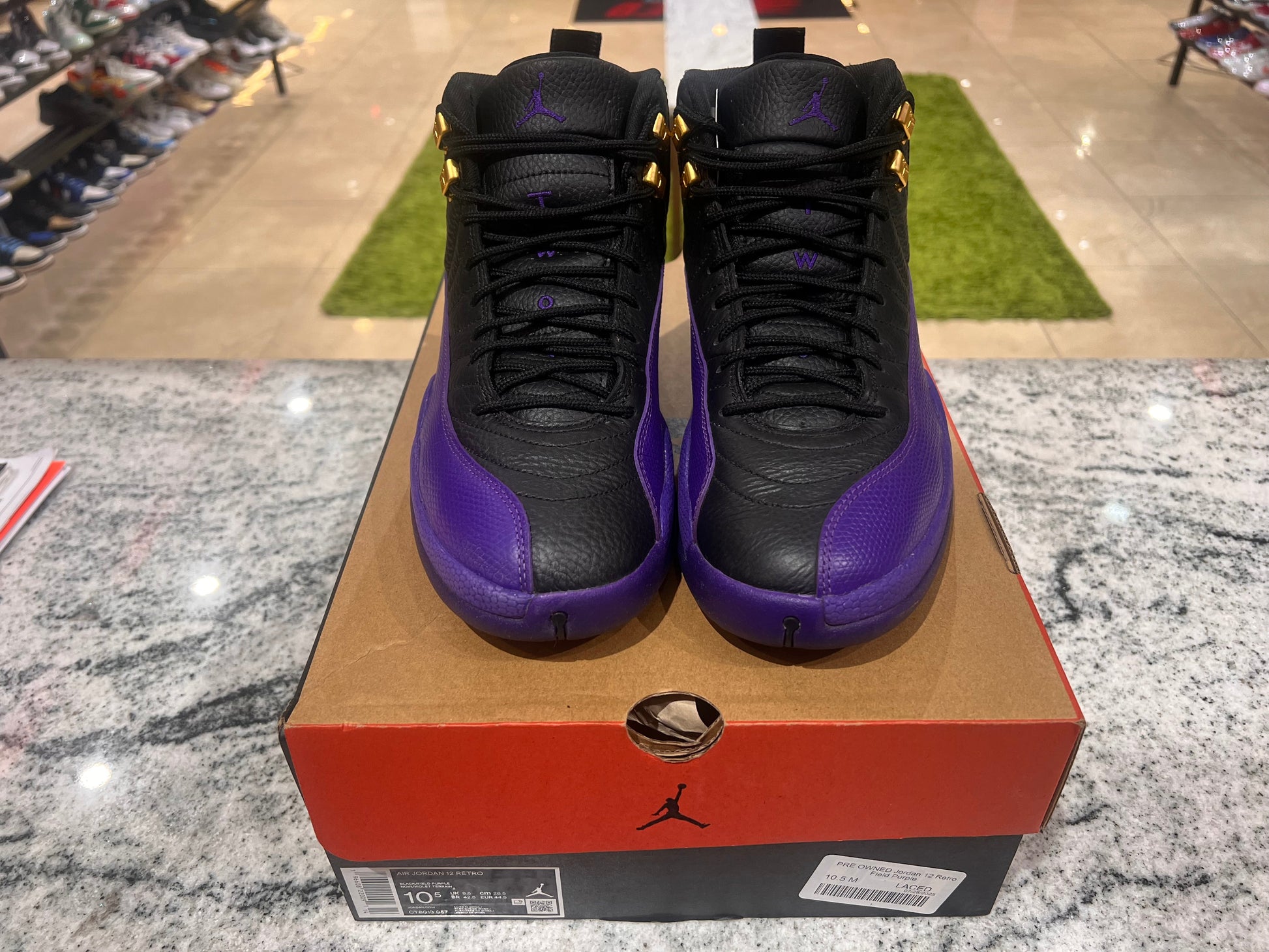 PRE OWNED Jordan 12 Retro Field Purple