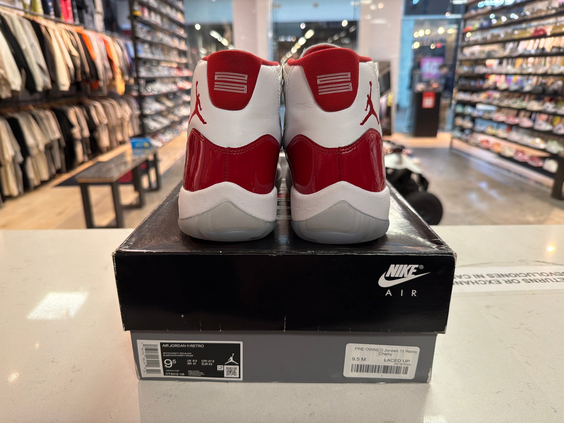 PRE OWNED Jordan 11 Retro Cherry