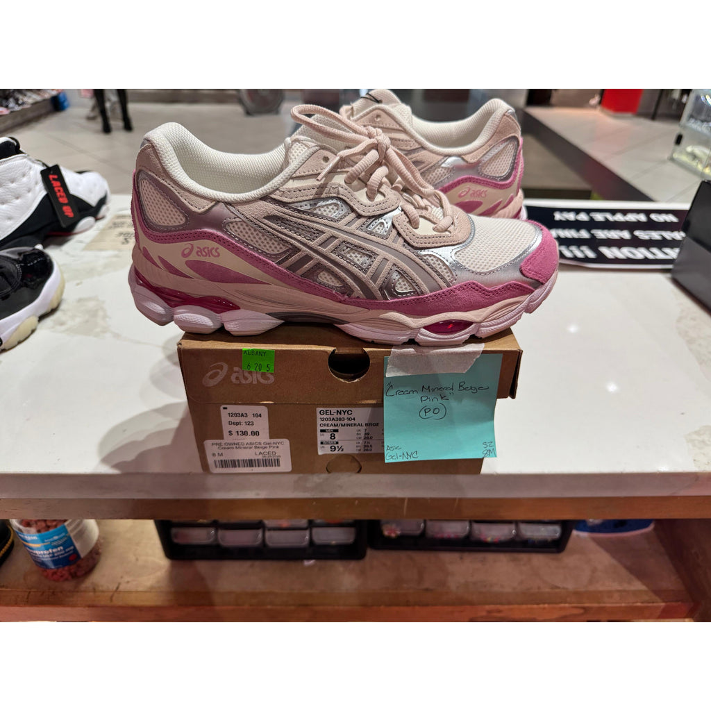 PRE OWNED ASICS Gel-NYC Cream Mineral Beige Pink