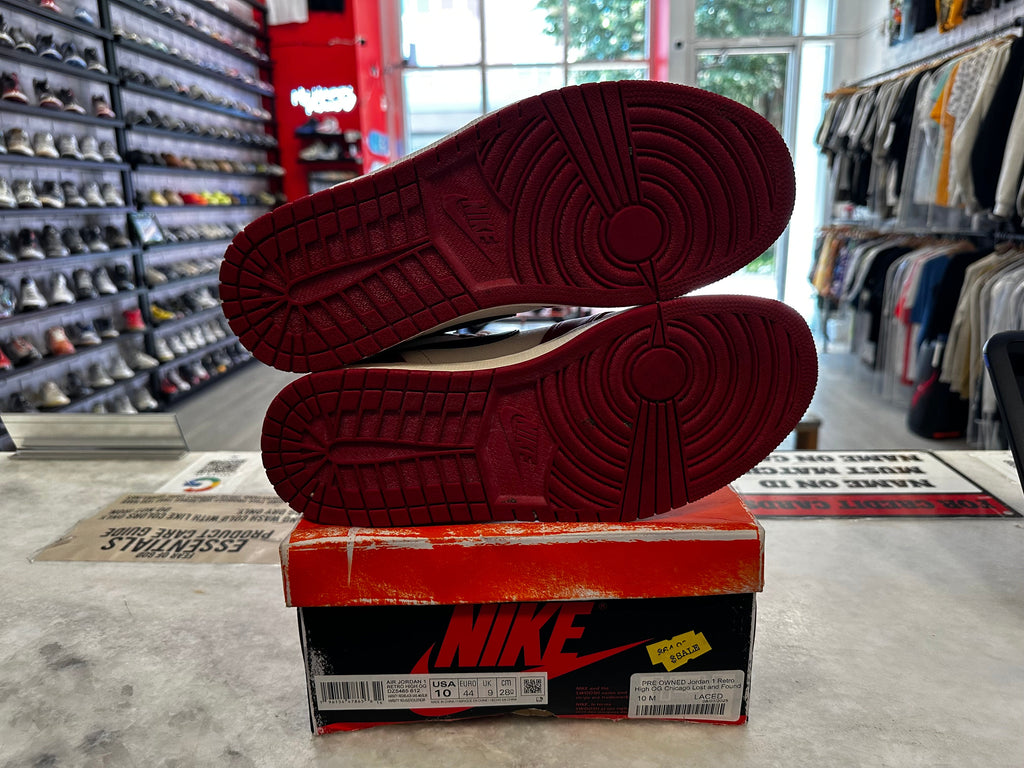 PRE OWNED Jordan 1 Retro High OG Chicago Lost and Found