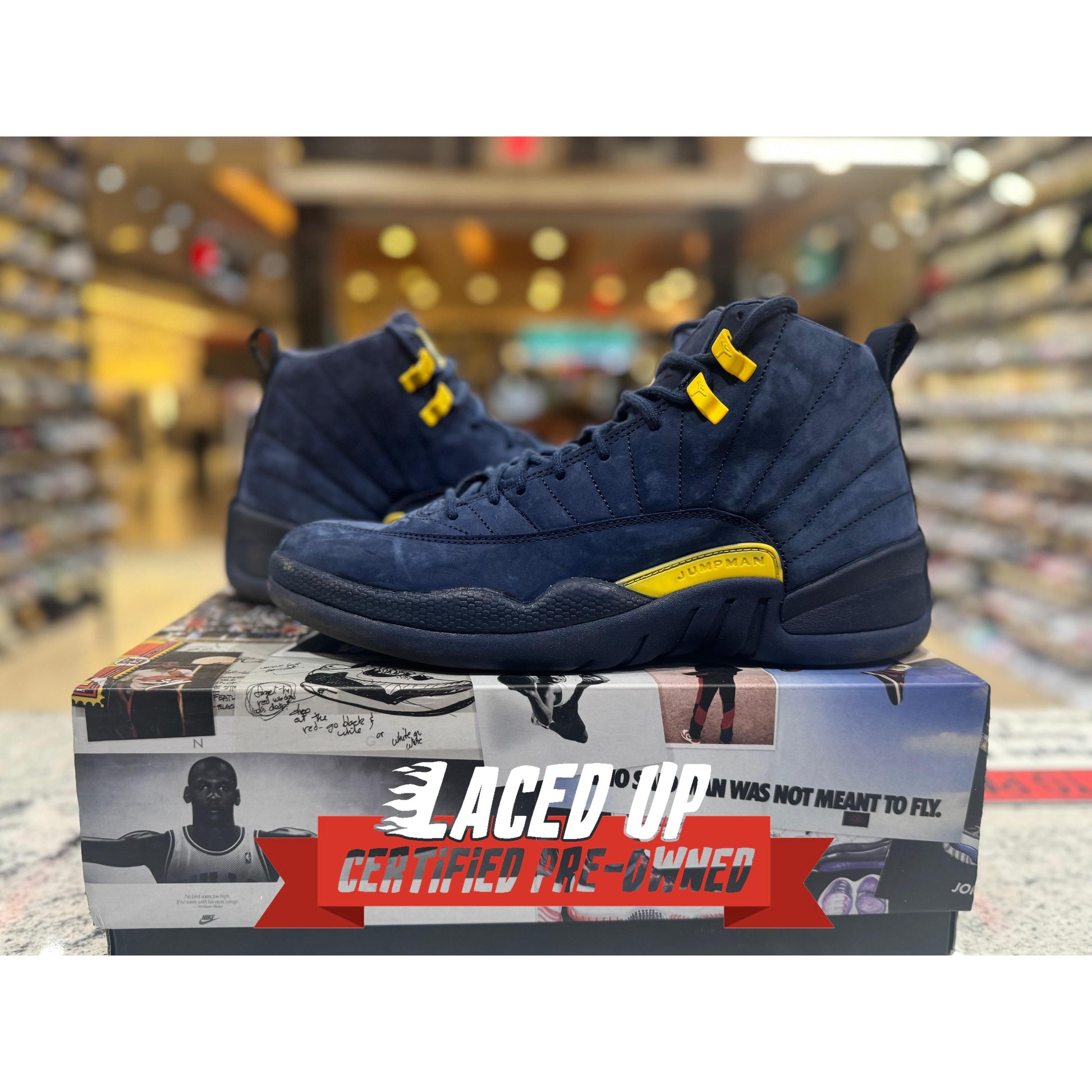 PRE OWNED Air Jordan Retro 12 “Michigan”