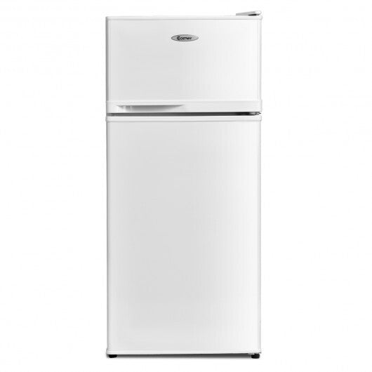 2 Doors Cold-rolled Sheet Compact Refrigerator-Black