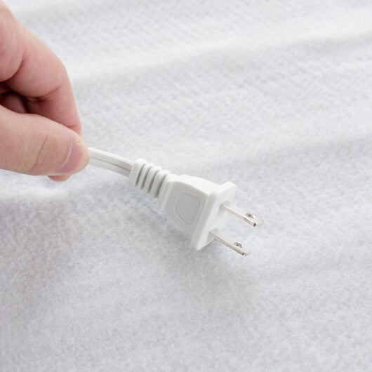 Safe Electric Heated Mattress Pad with 4 Size 8 Temperature 10-Hour Timer-Queen size