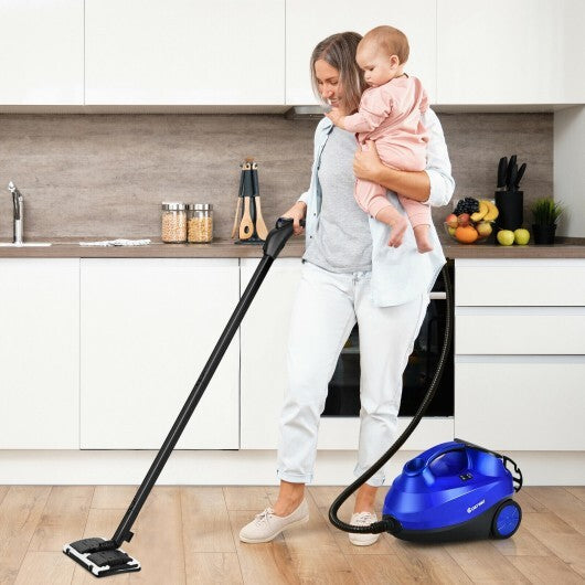2000W Heavy Duty Multi-purpose Steam Cleaner Mop with Detachable Handheld Unit-Red