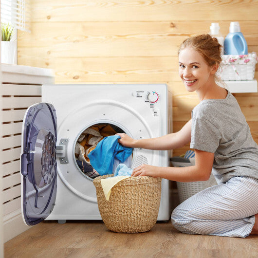 1500W Compact Laundry Dryer with Touch Panel-White