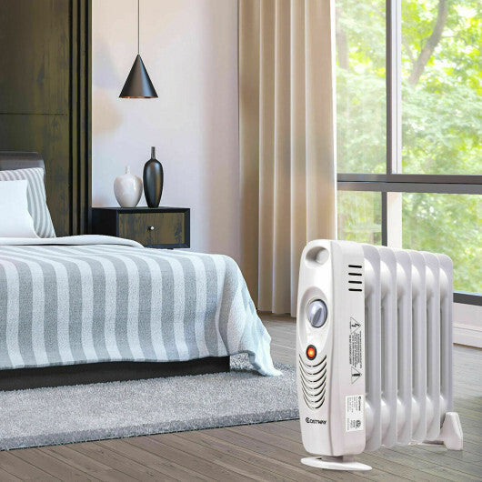 700 W Portable Mini Electric Oil-Filled Radiator Heater