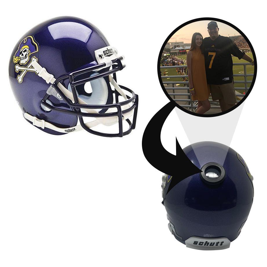 East Carolina Pirates College Football Collectible Mini Helmet - Picture Inside - FANZ Collectibles