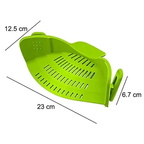 Easy-Drain Silicone Strainer