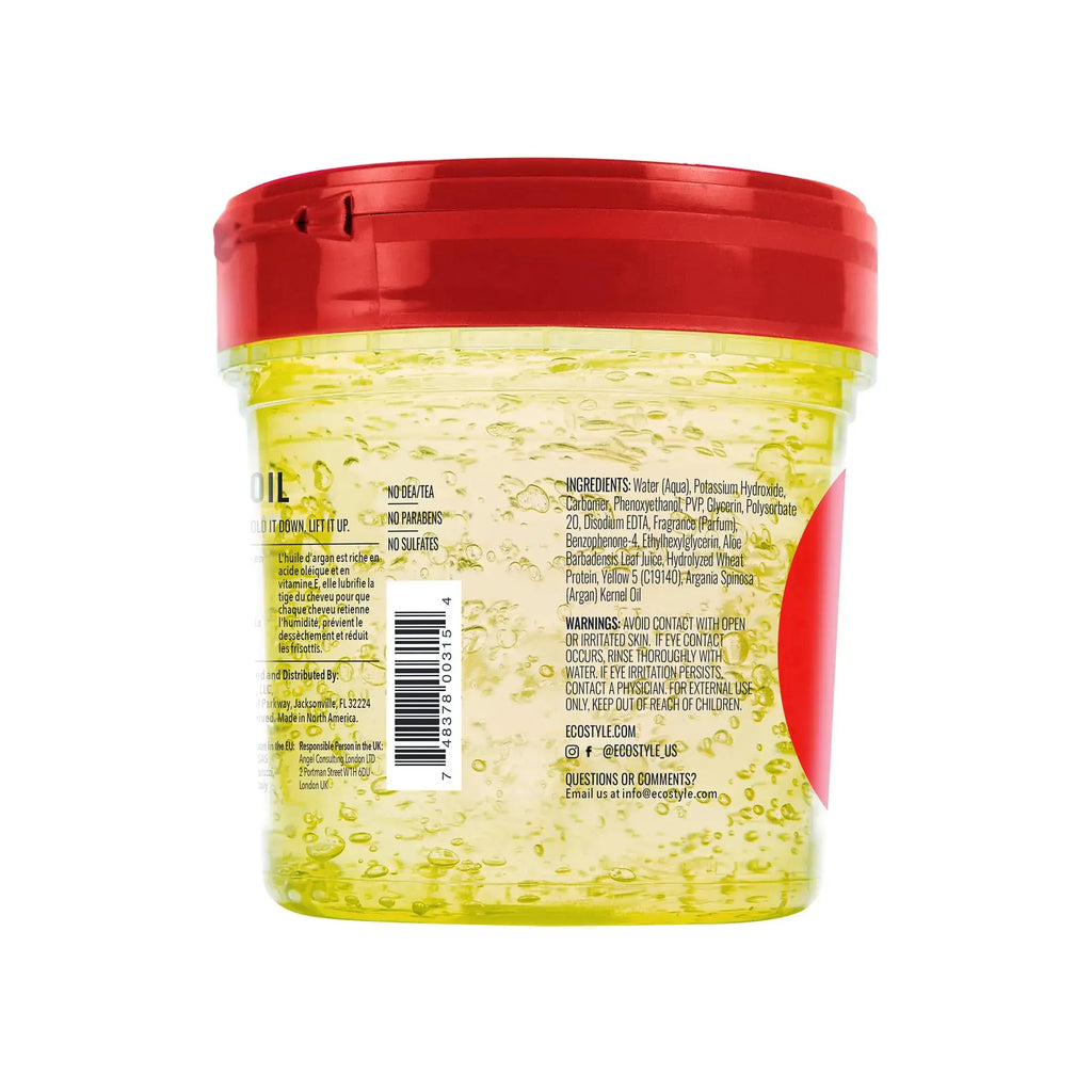 Eco Style Moroccan Argan Oil Styling Gel – Nourish, Repair, and Shine