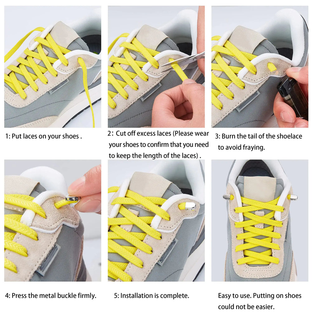 Elastic Shoe Laces for Kids and Adults, Elastic Tieless Shoelaces for Sneakers, Elastic No Tie Shoe Laces Light Blue