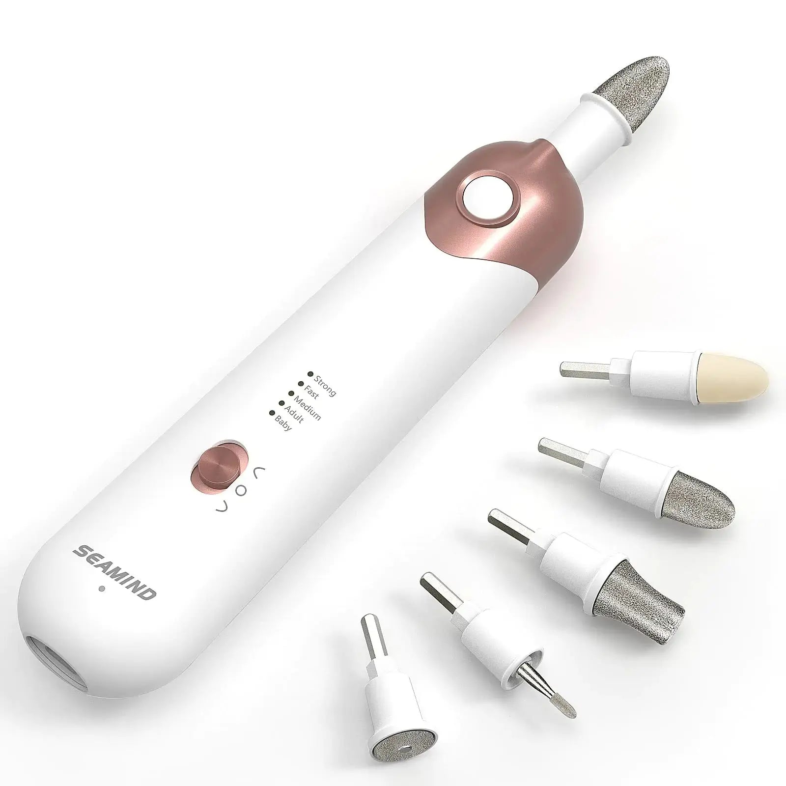 Electric Manicure Pedicure Kit, Electric Nail File for Natural Nails,Nail Grinder for Thick Nails,Hand & Foot File Trimmer Buffer Tools