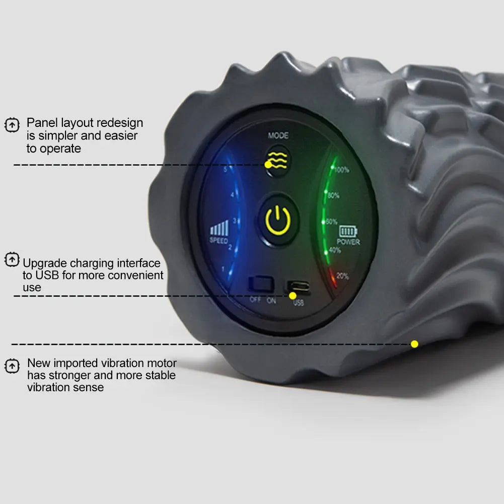 Electric Yoga Roller - Safe and Comfortable EVA Material