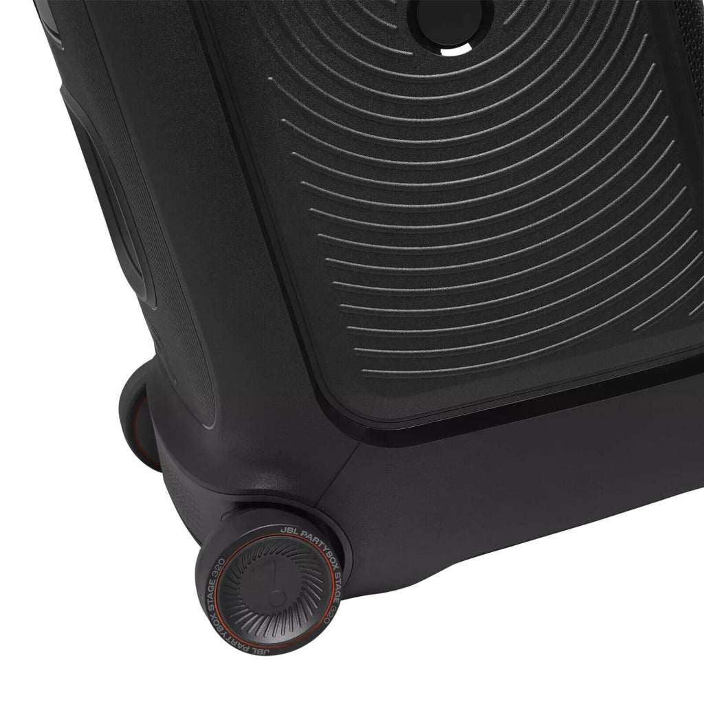 JBL Party Box Stage 320 Bluetooth Party Speaker Illuminated Splash‑Resistant 240W