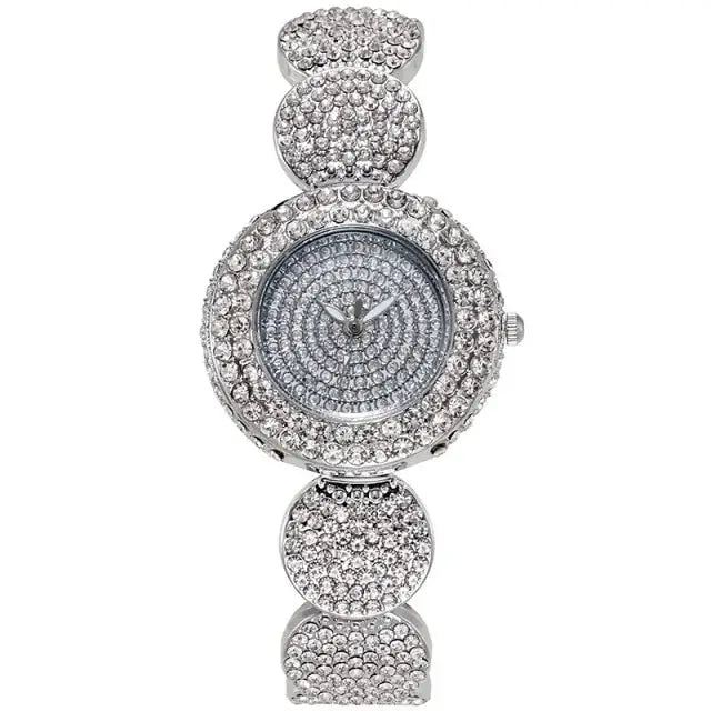 Elegant Round Dial Bracelet Watch for Women