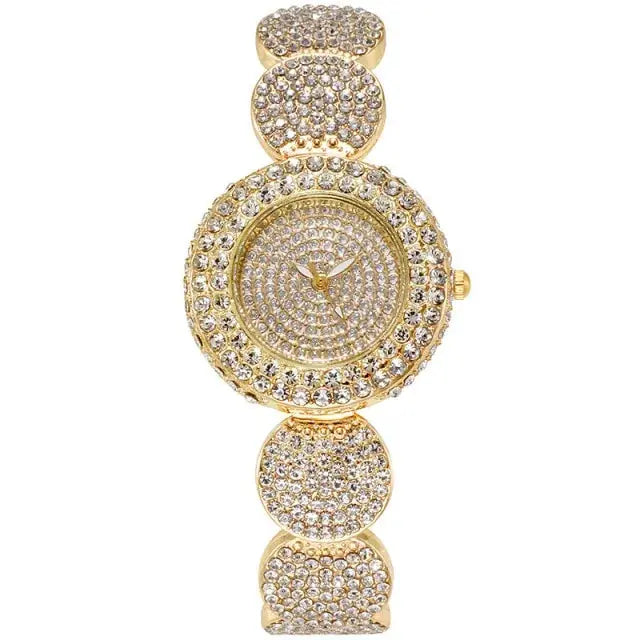 Elegant Round Dial Bracelet Watch for Women