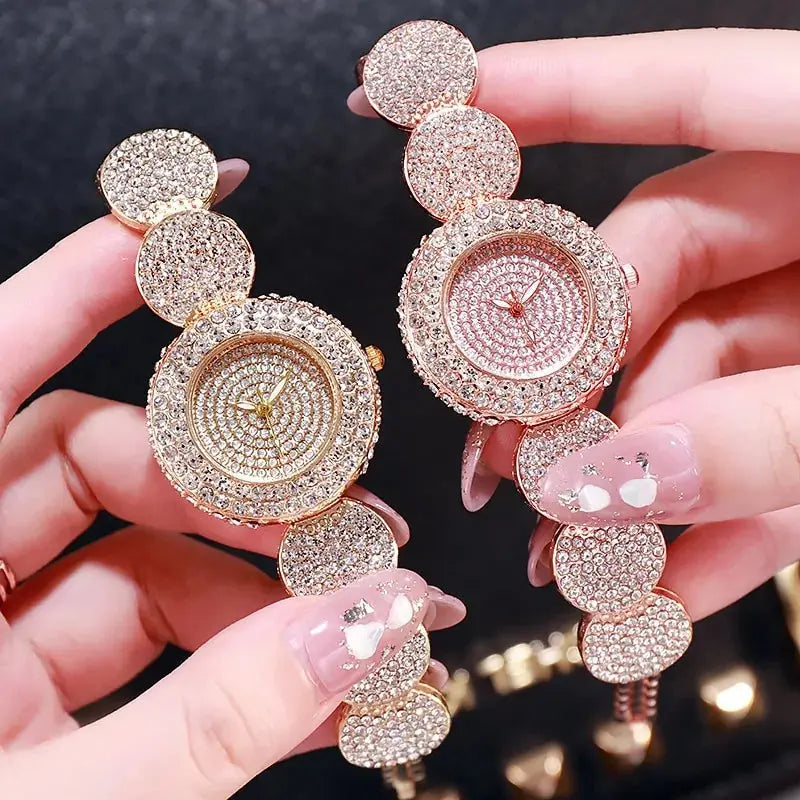Elegant Round Dial Bracelet Watch for Women